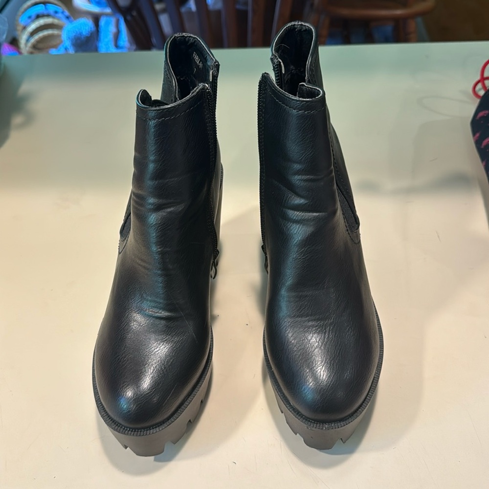 Brand new platform booties
